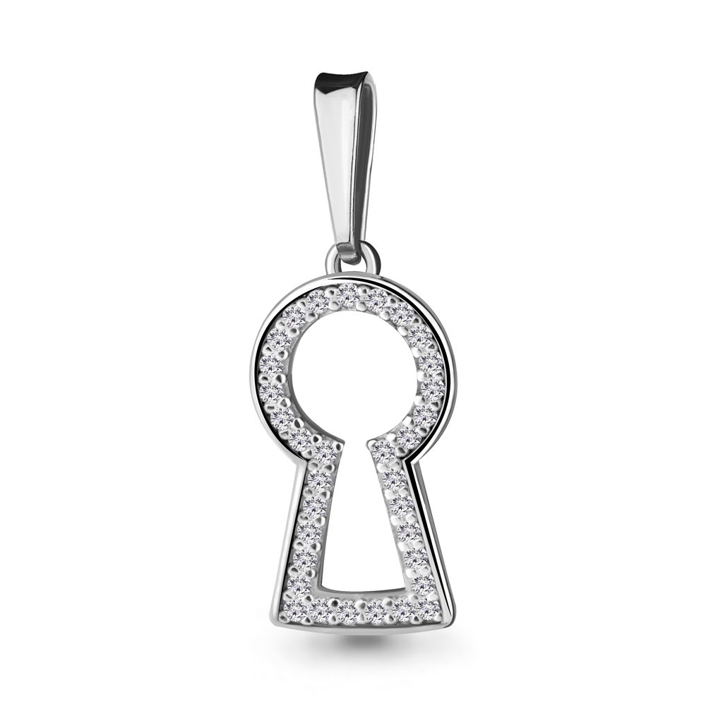 

Кулон из серебра с фианитом Aquamarine Aquamarine 24057А_925_р, 24057А_925_р