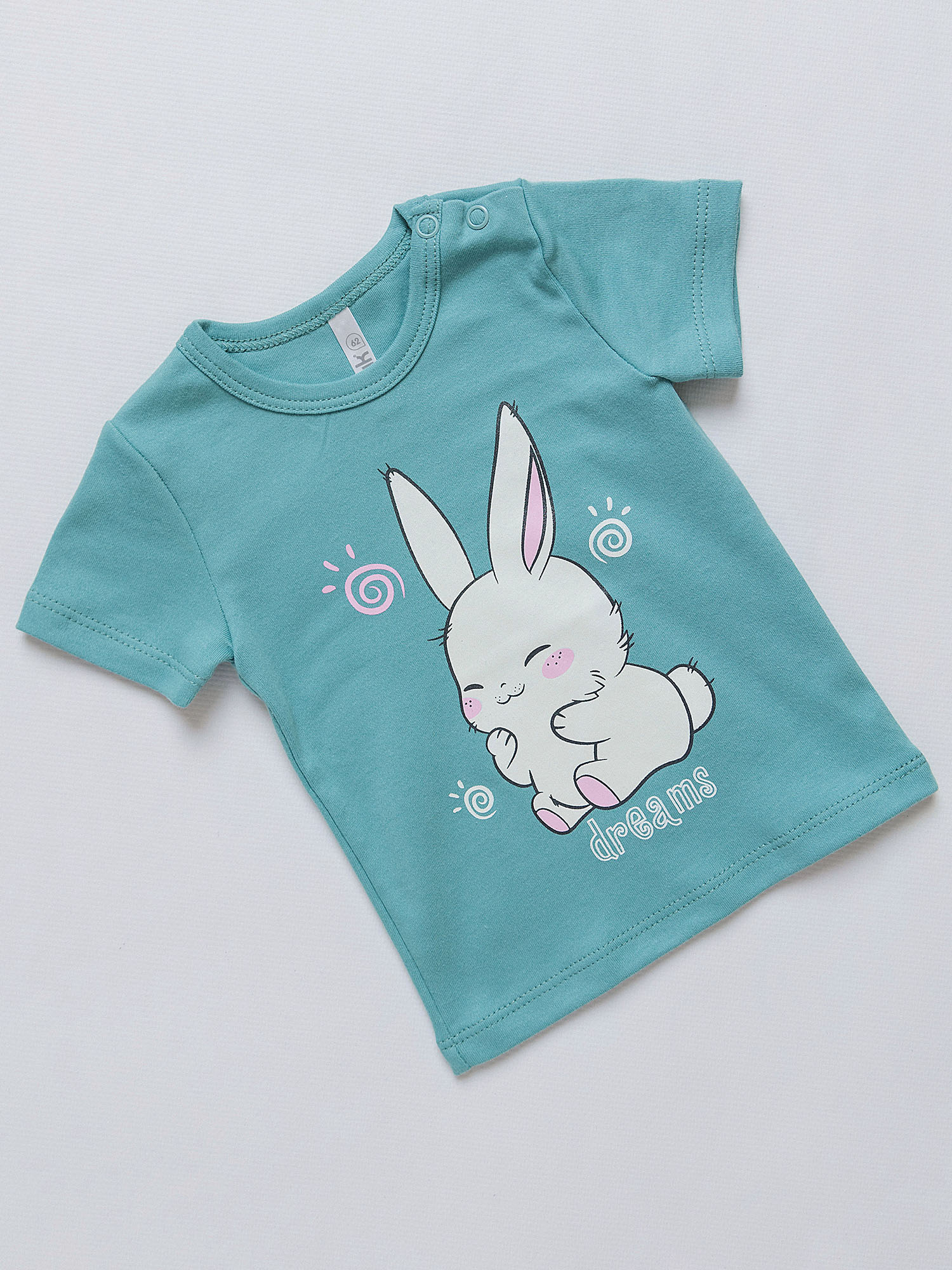 

Футболка Batik с коротким рукавом для девочки001_ОН24, размер 86, цвет мята, Зеленый, 001_ОН24