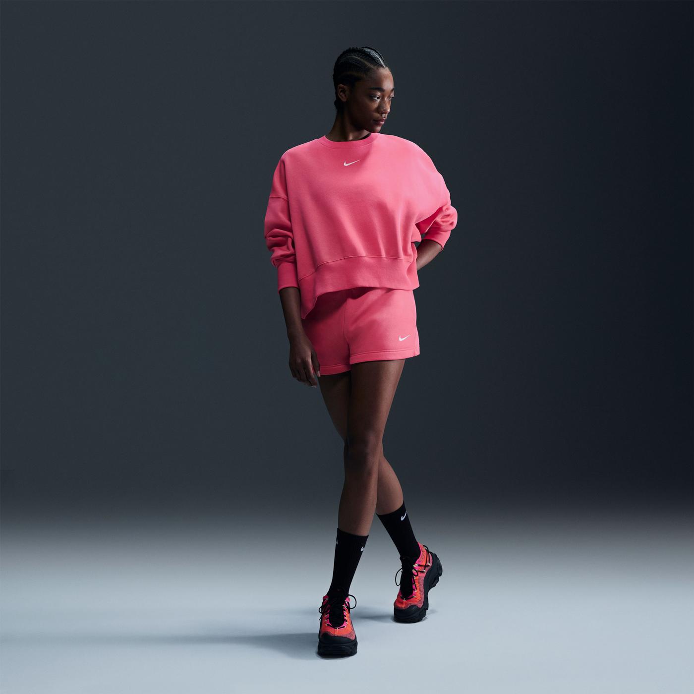 

Толстовка женская Nike Sportswear Phoenix Fleece DQ5761 розовая 44 EU, Розовый, Sportswear Phoenix Fleece