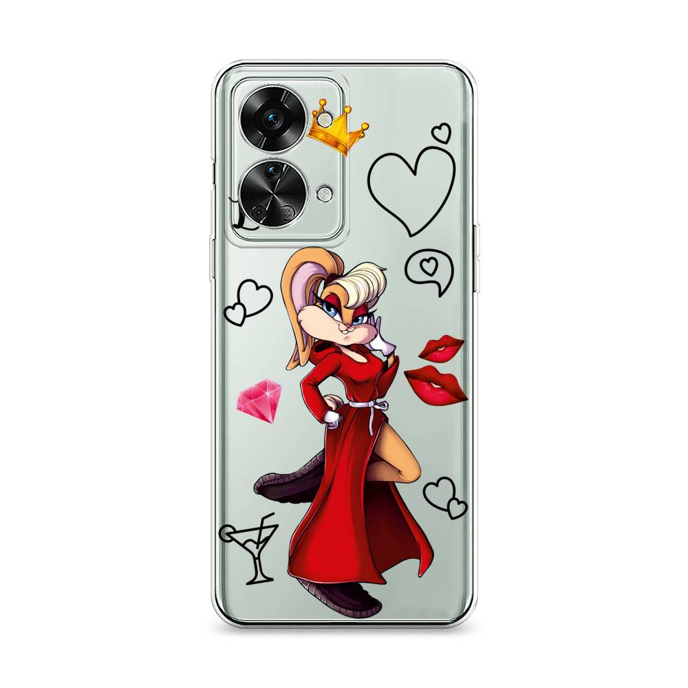 

Чехол на OnePlus Nord 2T "Rich Lola Bunny", Красный;бежевый;оранжевый, 153250-6