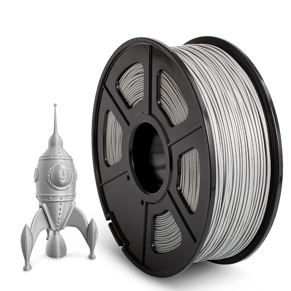 

Пластик ABS для 3D-принтера NV-PRINT FDM/FFF серебристый (3D-ABS-SILVER), FDM / FFF