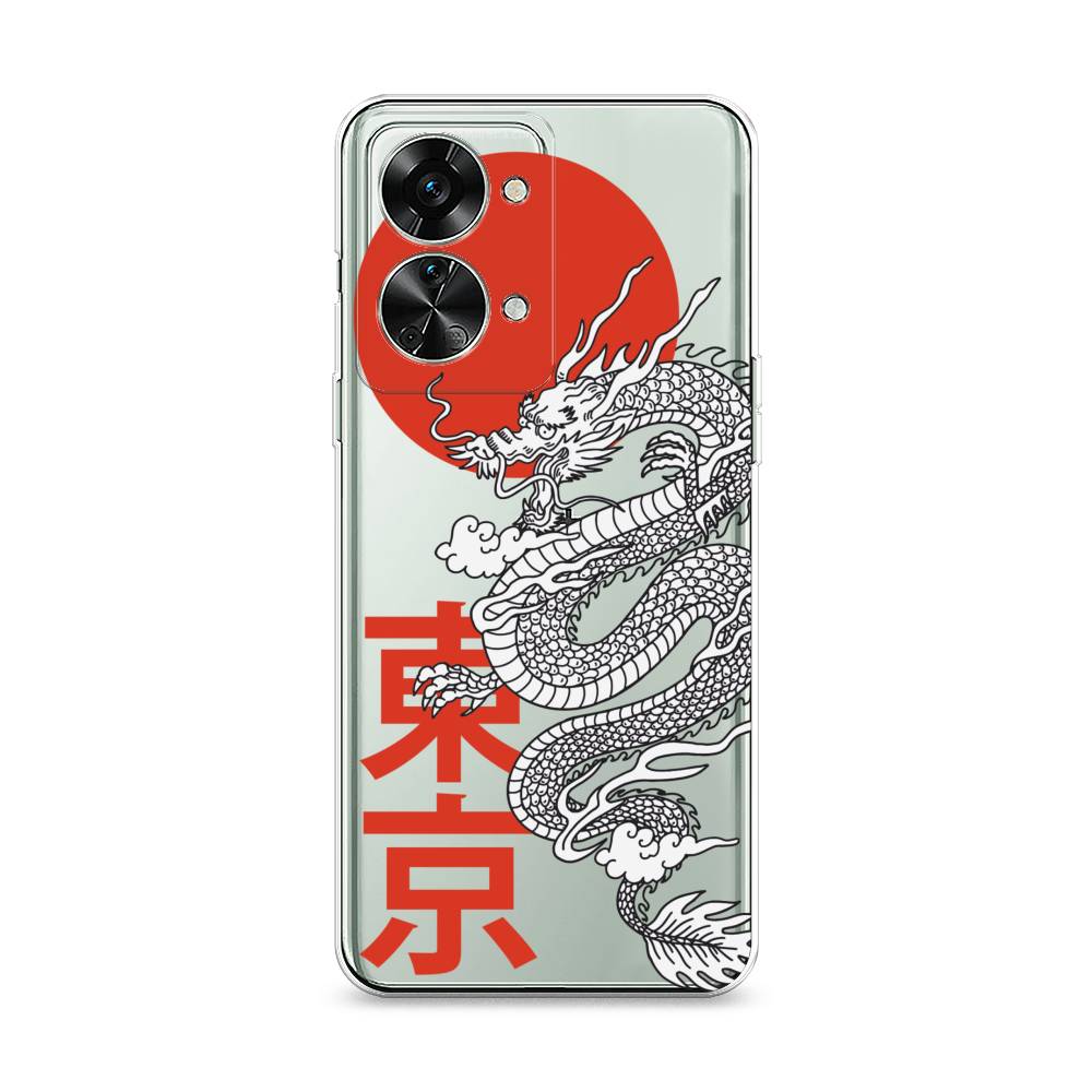

Чехол на OnePlus Nord 2T "Китайский дракон", Черный;красный;белый, 153250-1