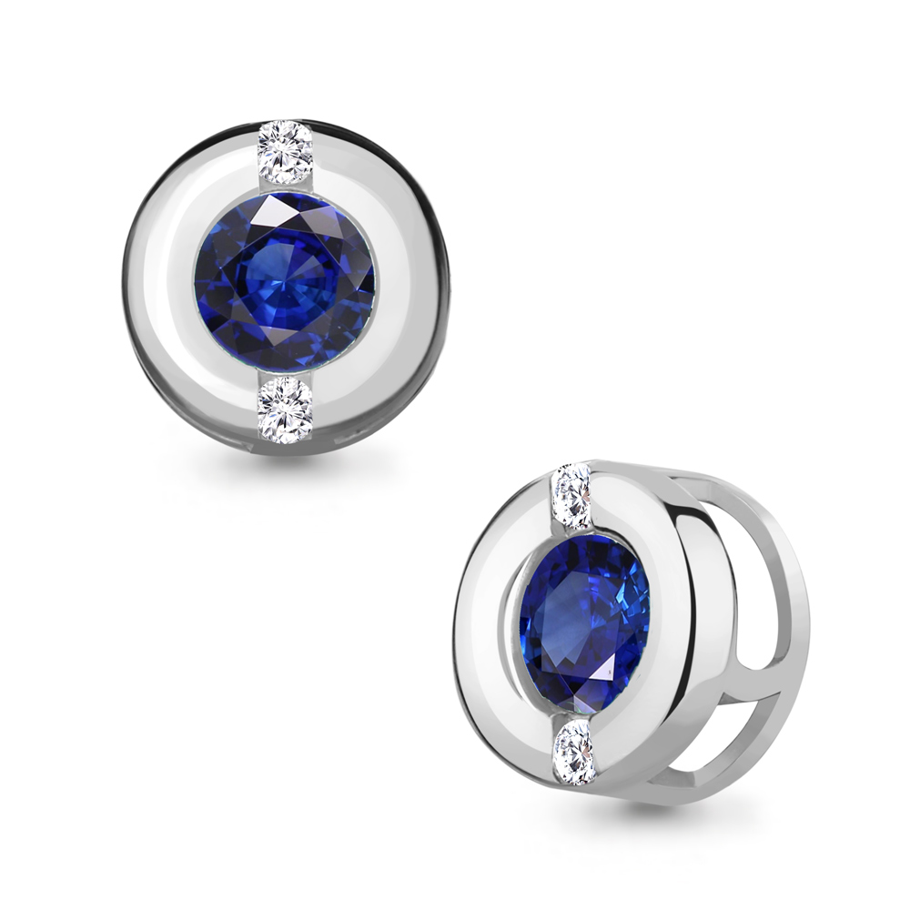 

Подвеска из серебра с фианитом\сапфиром искусственным Aquamarine Aquamarine 23649АБ_925_р, 23649АБ_925_р