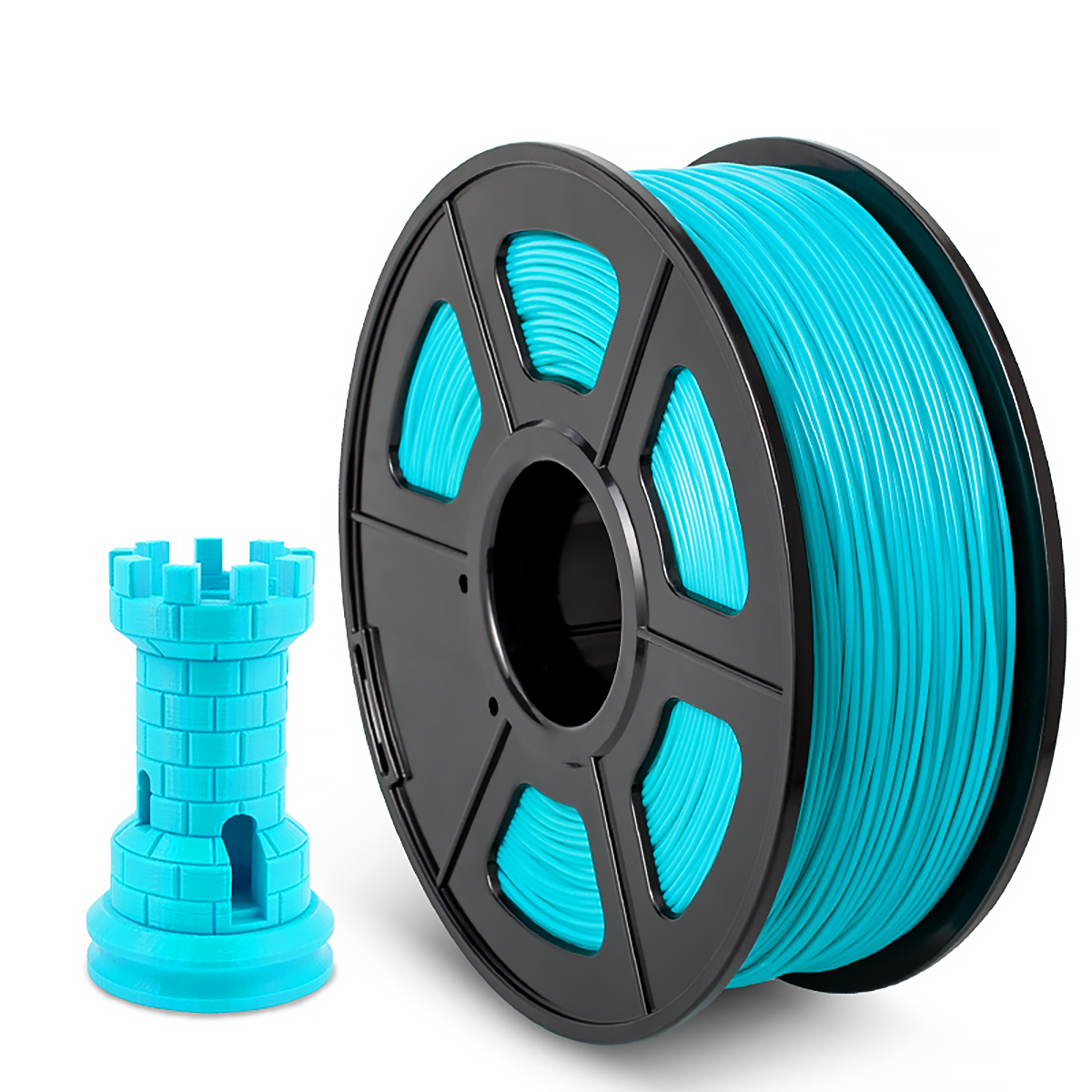 

Пластик ABS для 3D-принтера NV-PRINT FDM / FFF голубой (3D-ABS-CYAN), FDM / FFF