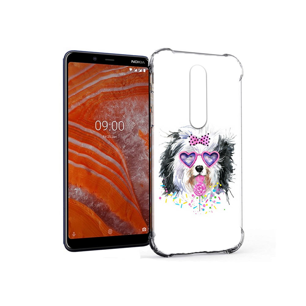 

Чехол MyPads Tocco для Nokia 3.1 Plus пушистик (PT121397.96.559), Прозрачный, Tocco
