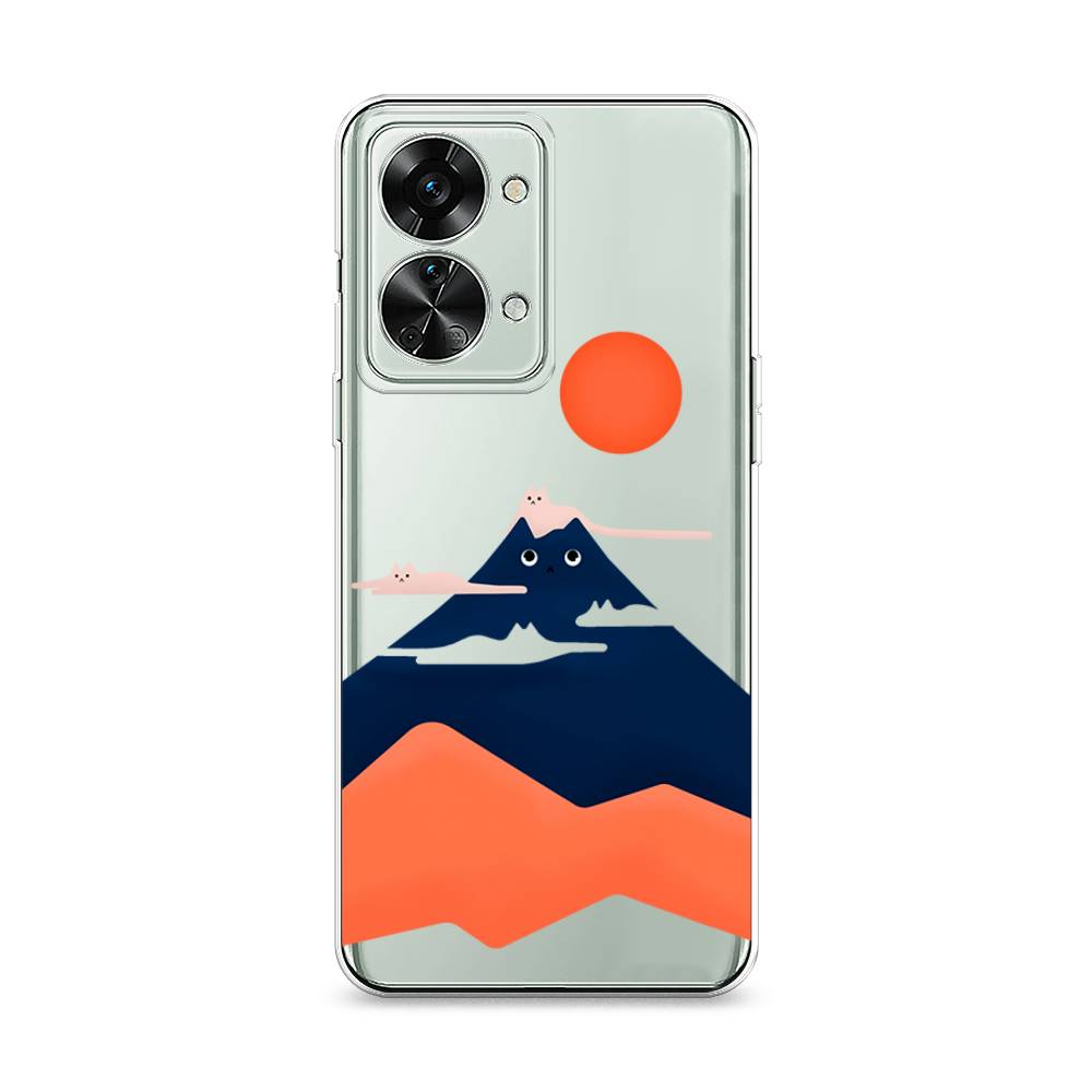 

Чехол на OnePlus Nord 2T "Кот-гора", Черный;оранжевый, 153250-4