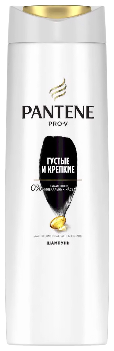 фото Шампунь pantene pro-v густые и крепкие для тонких и ослабленных волос, 250 мл