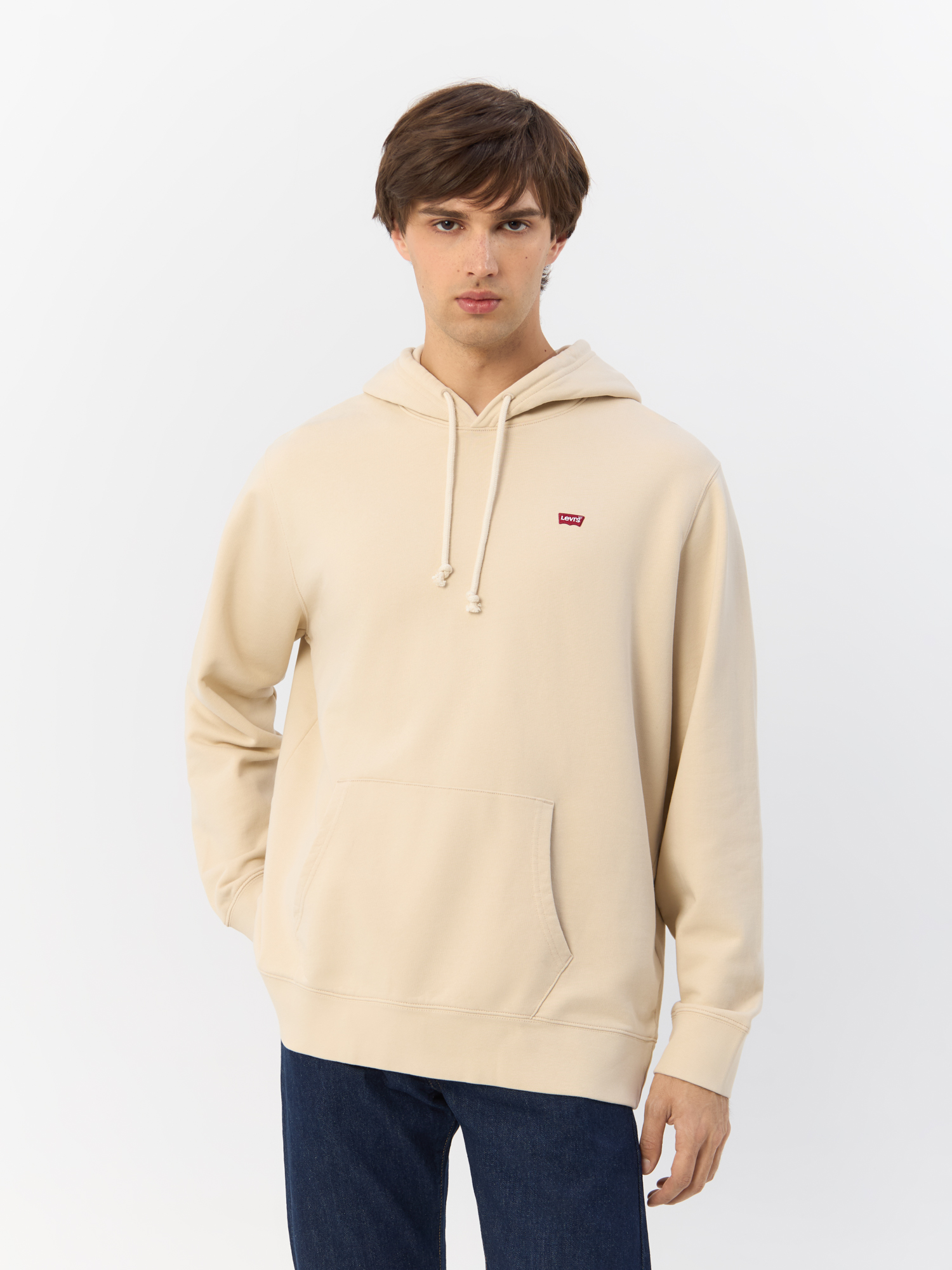 

Толстовка мужская Levi's 34581 бежевая 46 EU, Бежевый, 34581