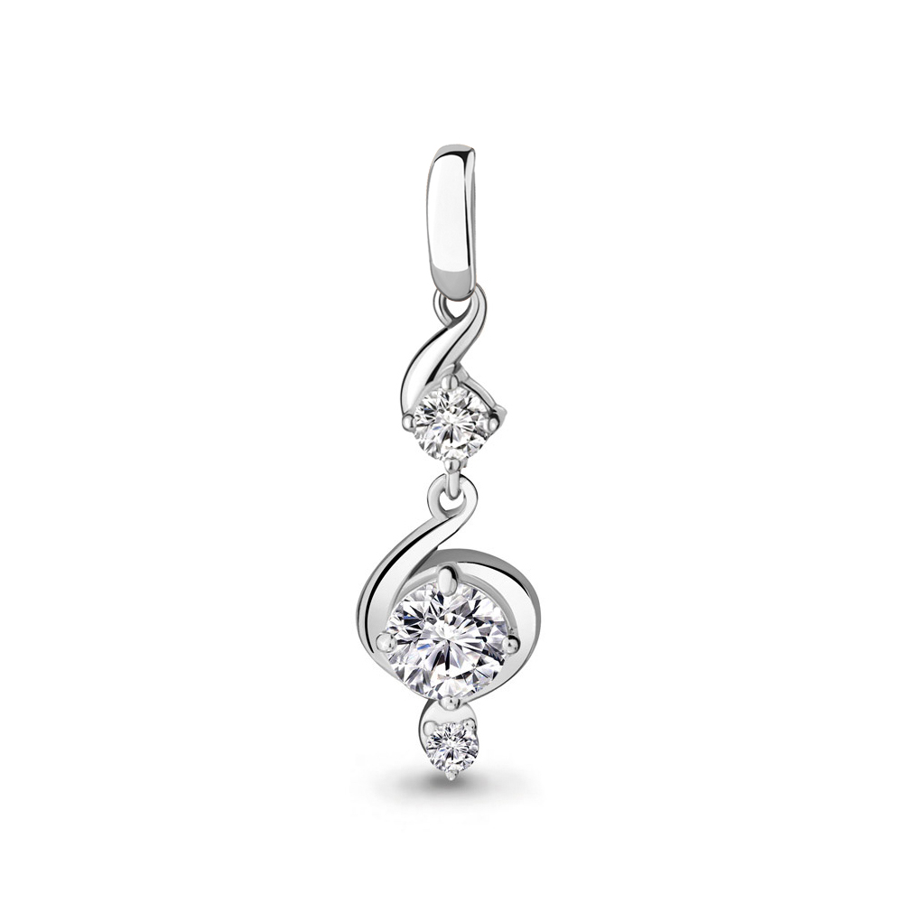 

Кулон из серебра с фианитом Aquamarine Aquamarine 235061А_925_р, 235061А_925_р