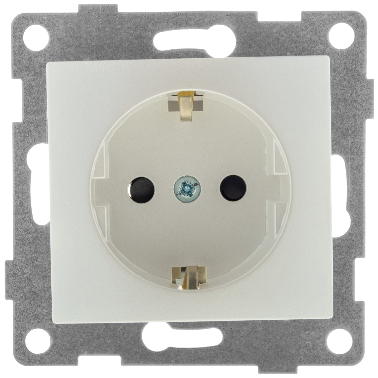 

GUSI ELECTRIC МЕХ. Роз. 1-ой с/з с з/ш, СУ , 16А, 250В, жемчуг С10Р4-028, Белый