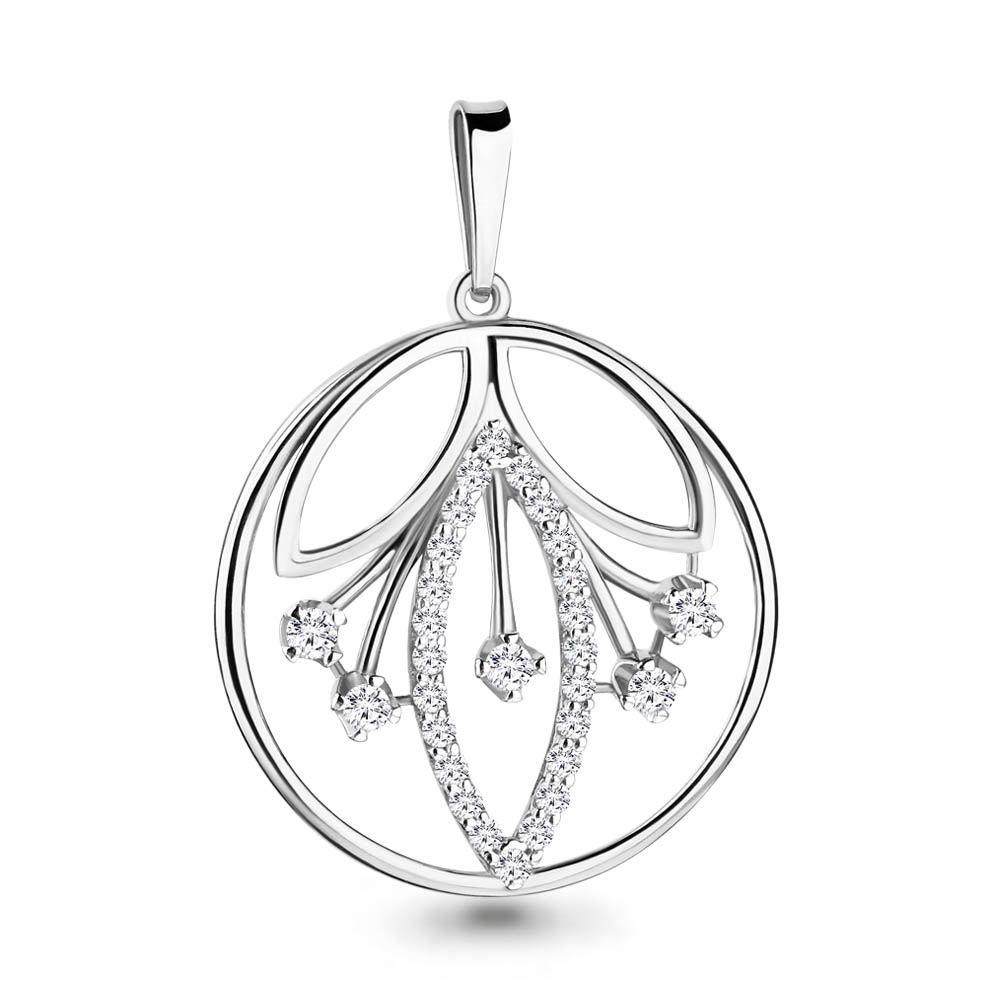 

Кулон из серебра с фианитом Aquamarine Aquamarine 23390А_925_р, 23390А_925_р