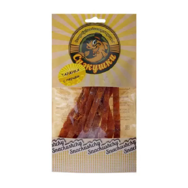 Таранка Снэкушки соломка сушёная с перцем 40x35 г 2229₽