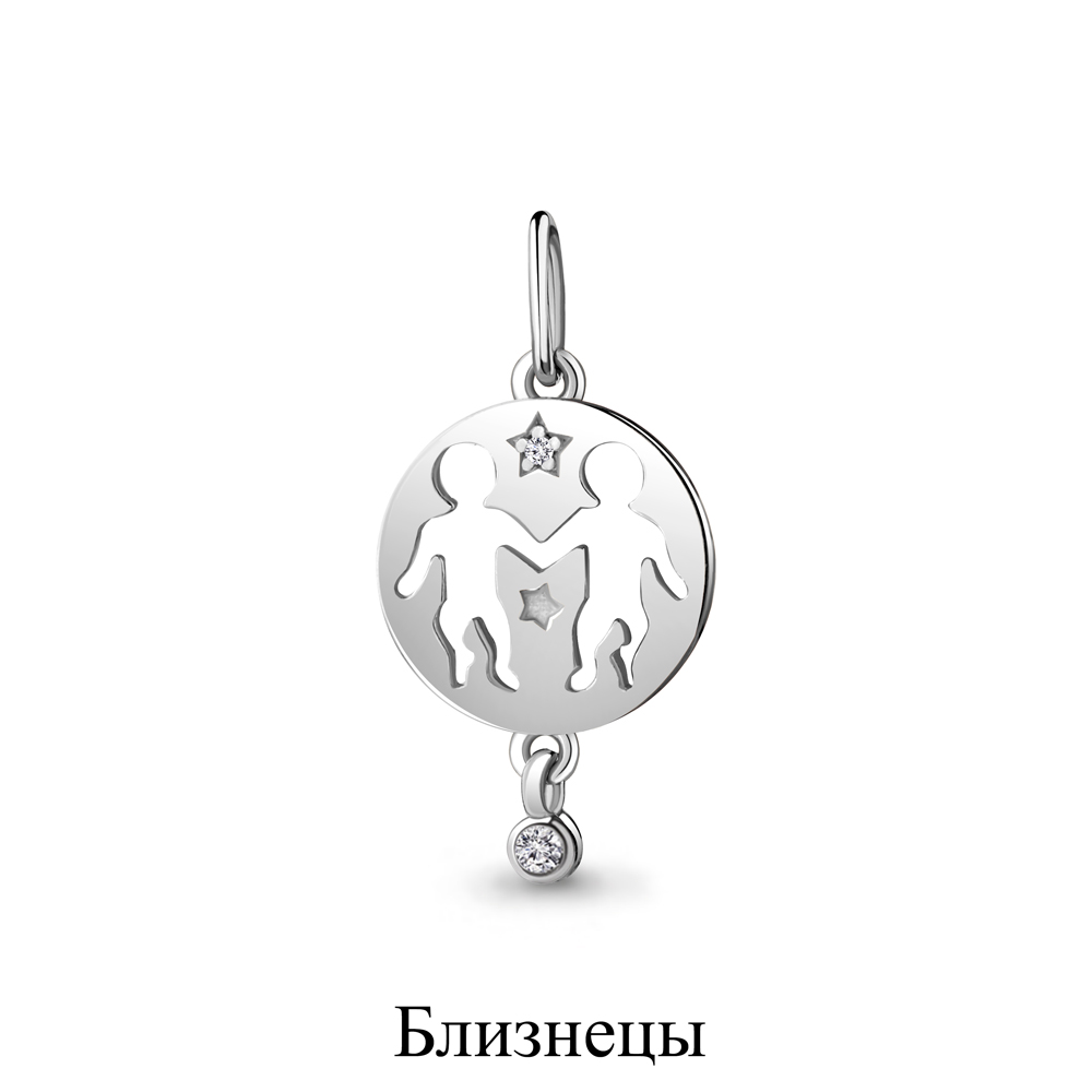 

Кулон из серебра с фианитом Aquamarine Aquamarine 23192А_925_р, 23192А_925_р