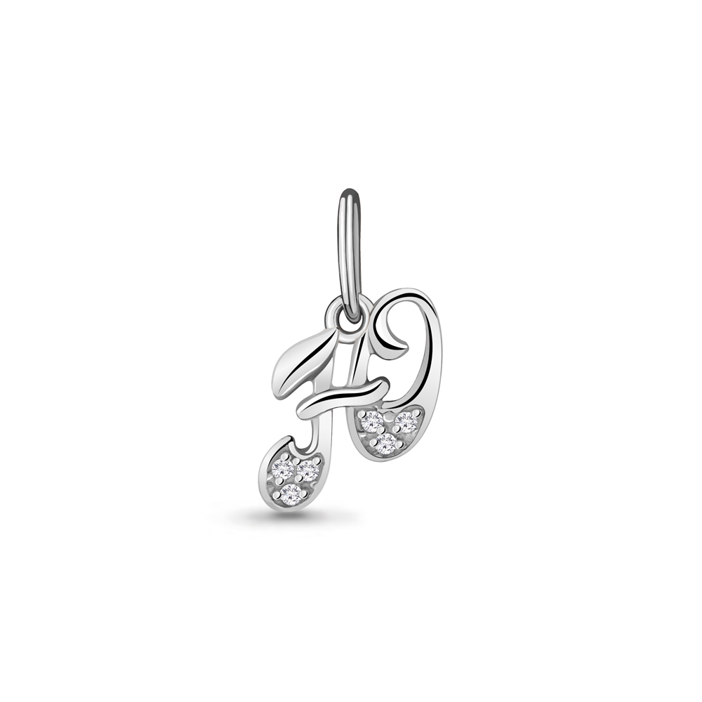 

Подвеска из серебра с фианитом Aquamarine Aquamarine 23188А_925_р, 23188А_925_р
