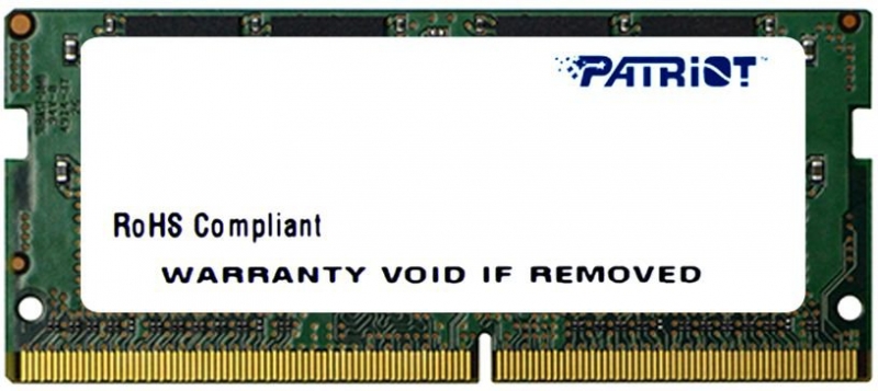 

Оперативная память Patriot 8Gb DDR4 2400MHz SO-DIMM (PSD48G240081S), PSD48G240081S