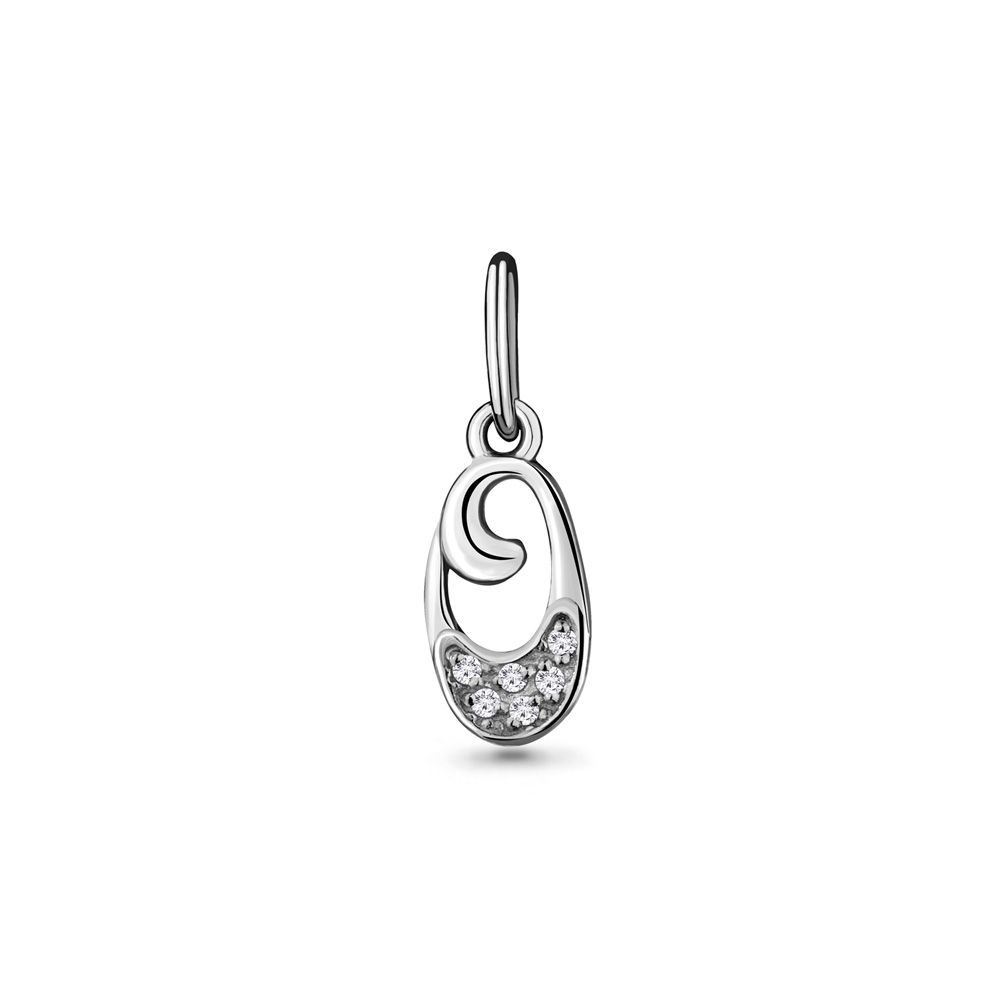 

Подвеска из серебра с фианитом Aquamarine Aquamarine 23179А_925_р, 23179А_925_р