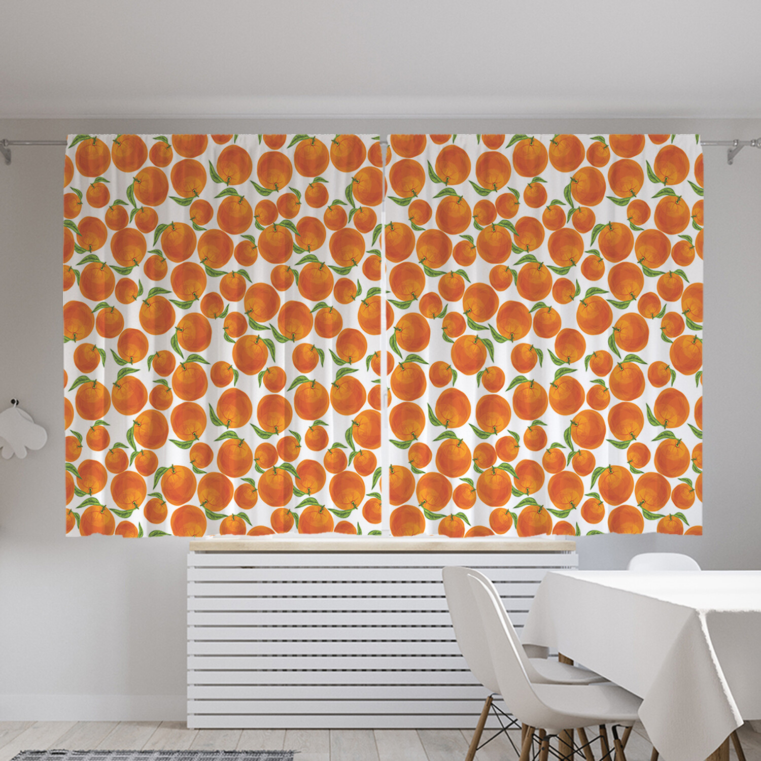 

Классические шторы JoyArty "Спелые апельсины", серия Oxford DeLux, 2 полотна 145x180 см, Спелые апельсины