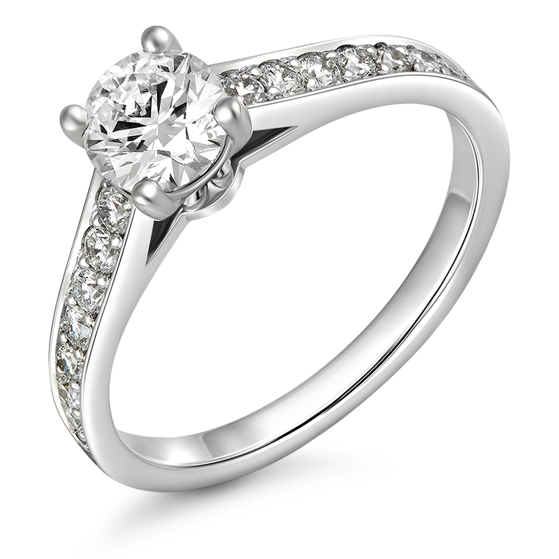 

Кольцо из золота с бриллиантом выращенным р.16,5 IQ Diamonds 1411-R5W-RD50GSI1-VK, 1411-R5W-RD50GSI1-VK