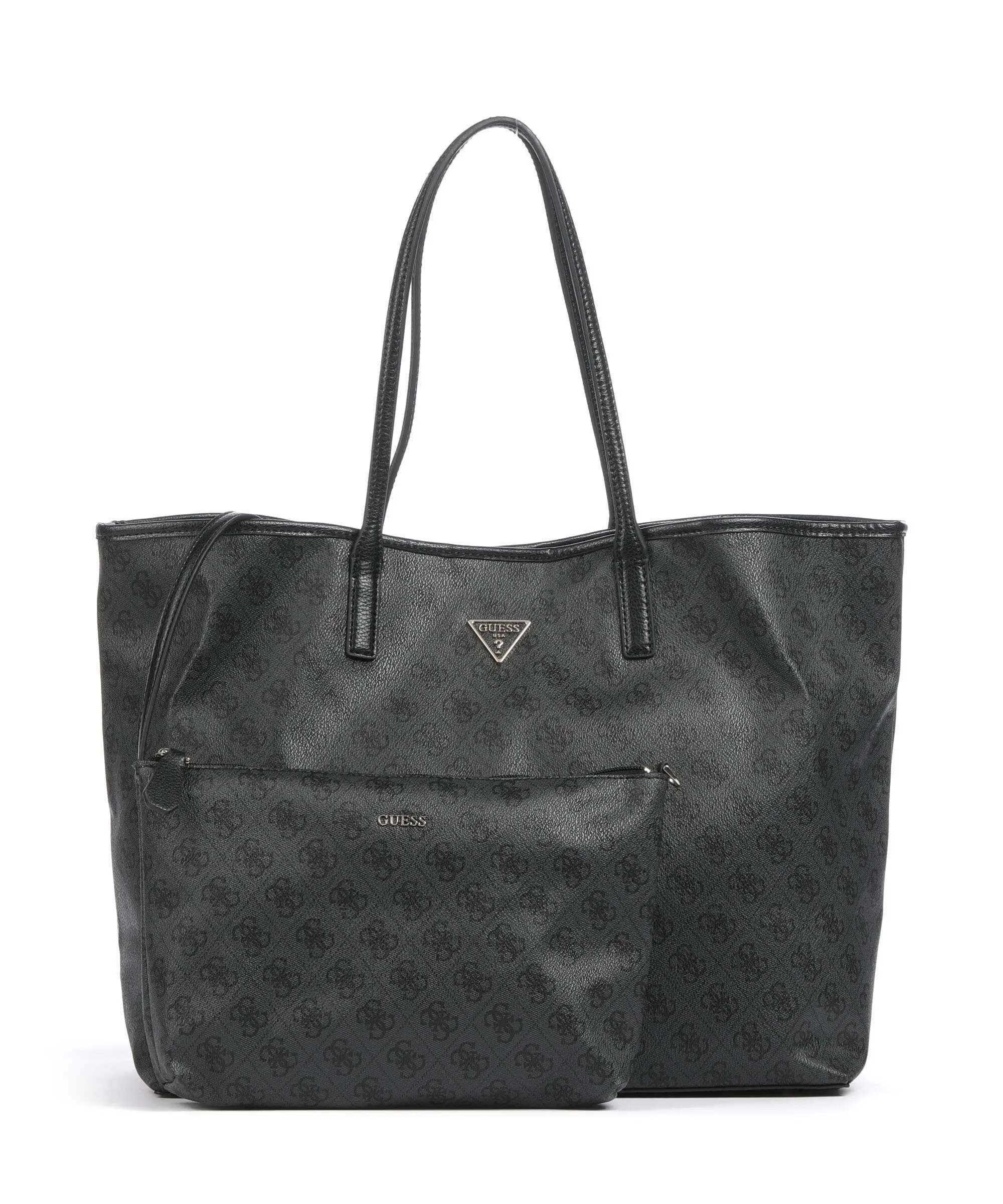 

Сумка женская GUESS Eco Victtoria HWESG951429 серая, Серый, HWESG951429