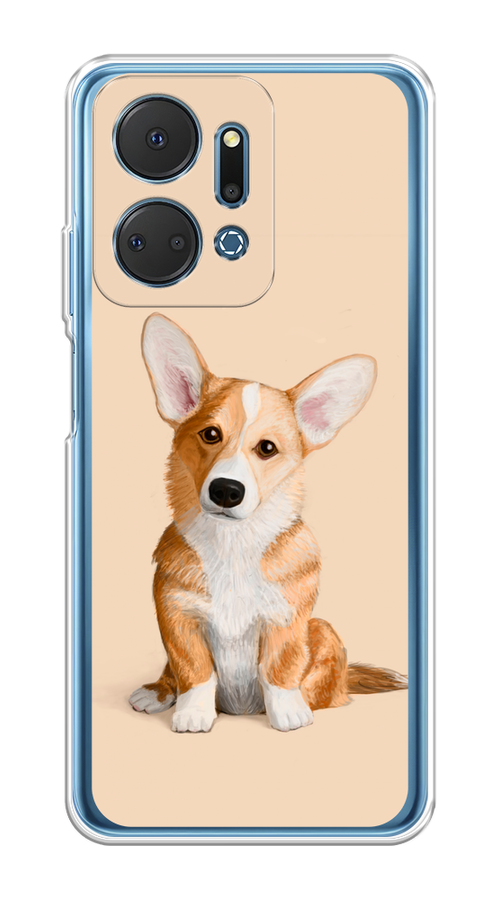 

Чехол на Honor X7A Plus "Грустный Корги", Коричневый;бежевый, 6121850-1