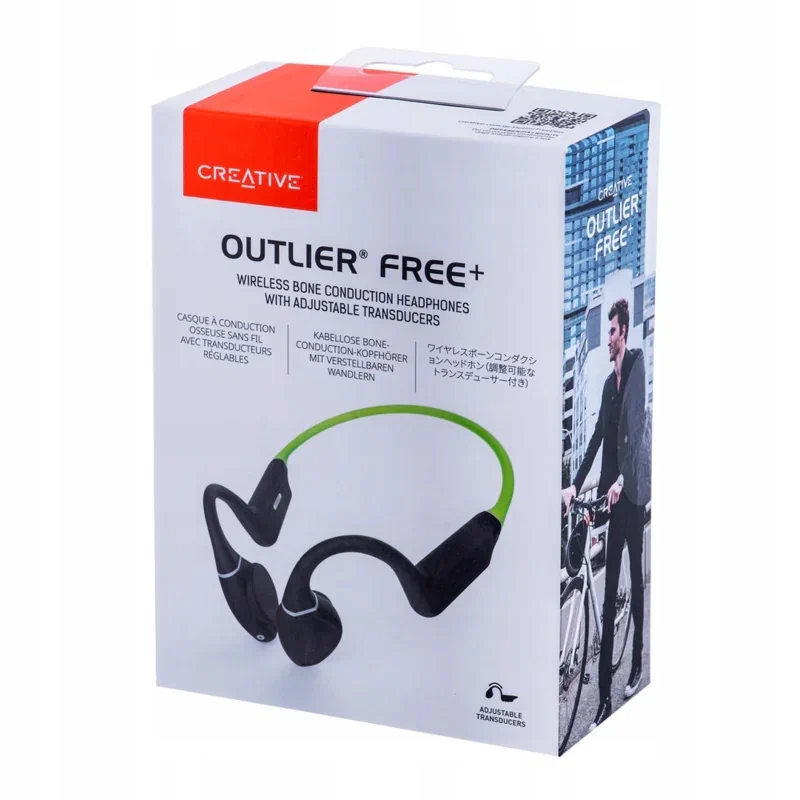 

Наушники Creative Outlier Free+ Зеленый с костной проводимостью, OUTLIER FREE+