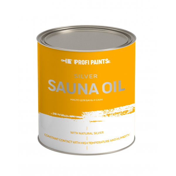 

Масло ProfiPaints Silver Sauna Oil 2,7 л Темный орех