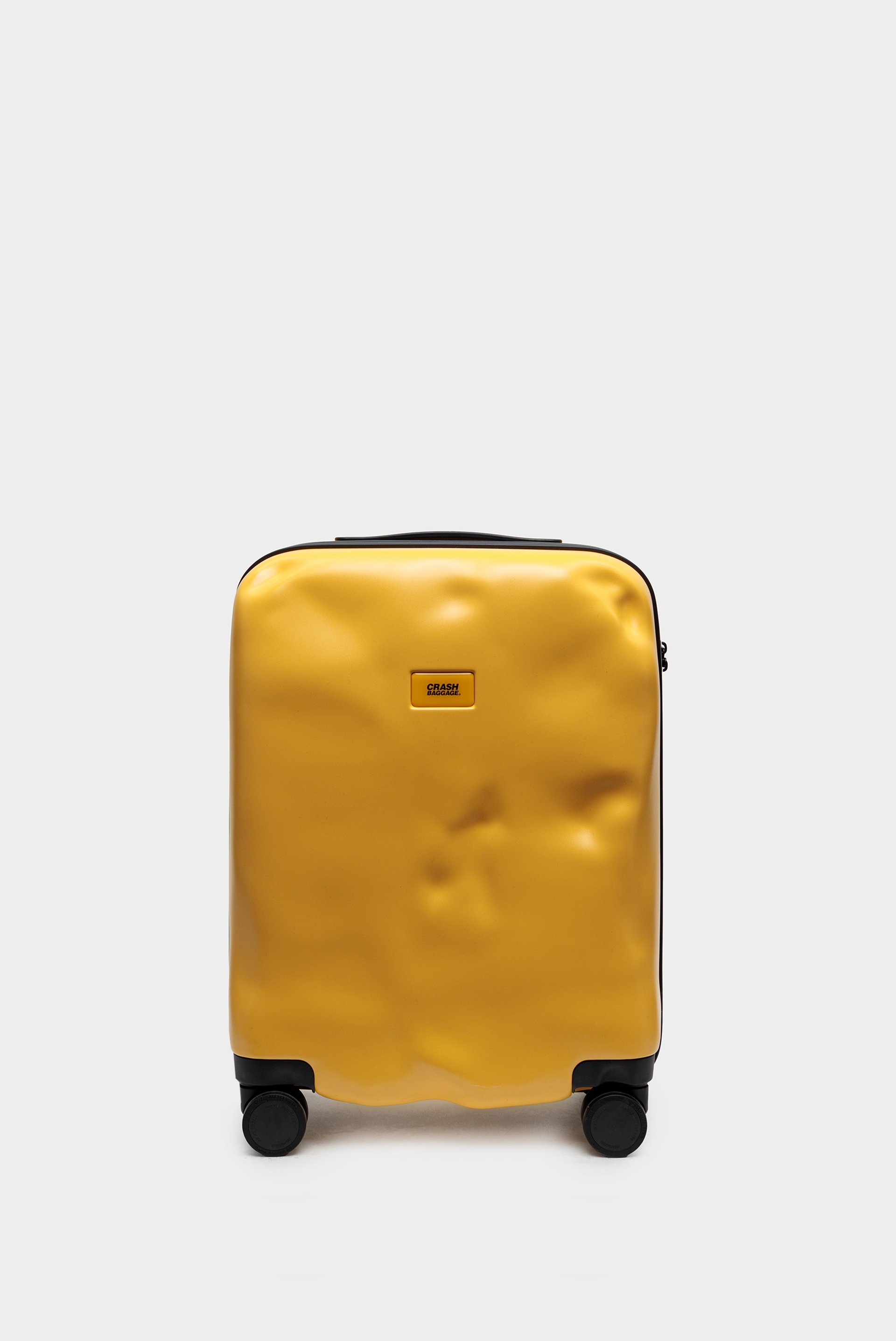 Чемодан унисекс Crash Baggage icon cabin small желтый 55х40х22 см 38990₽