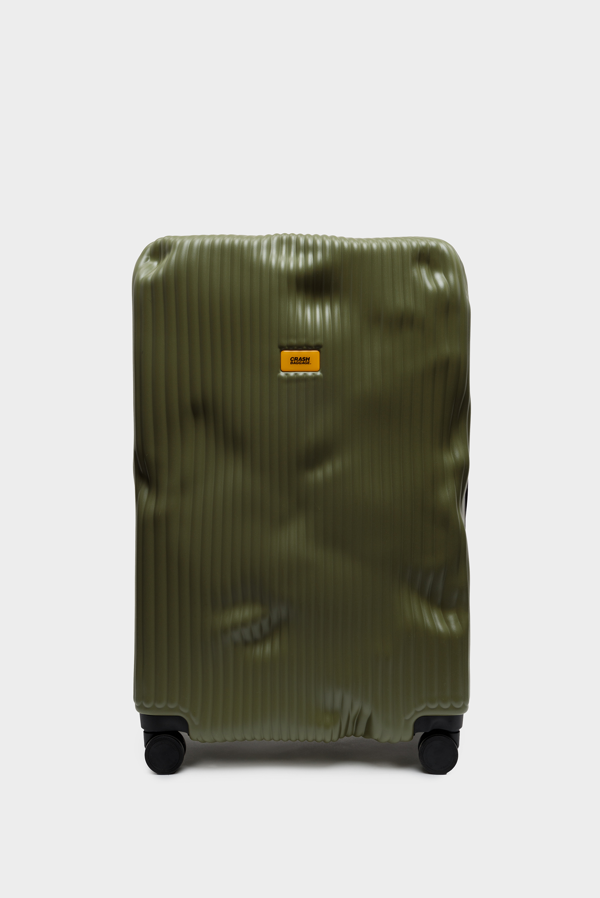 

Чемодан унисекс Crash Baggage stripe large оливковый, 79х50х30 см, Хаки, stripe large