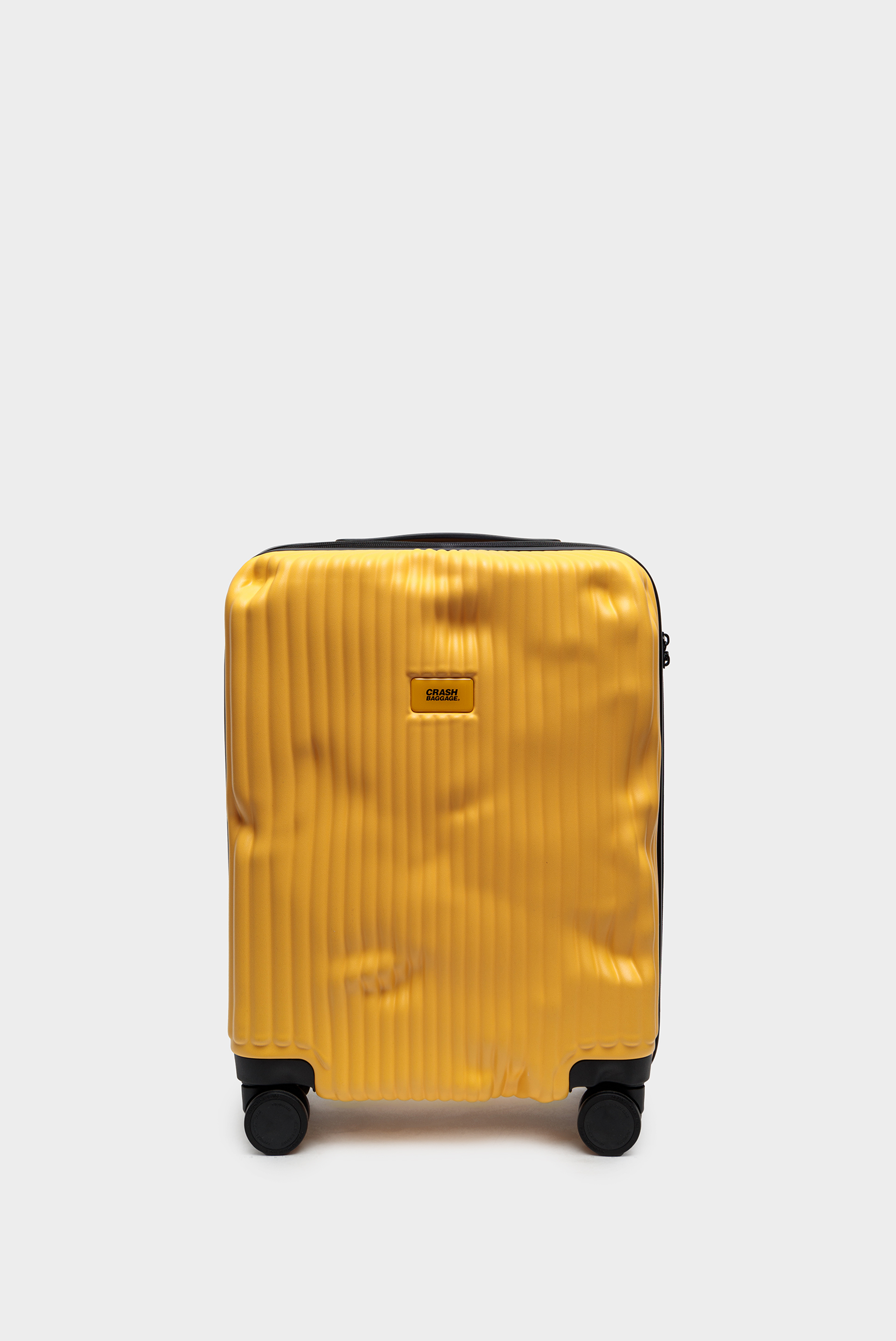 Чемодан унисекс Crash Baggage stripe cabin small желтый 55х40х22 см 41990₽