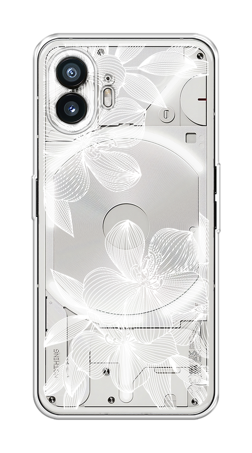 

Чехол на Nothing Phone (2) "Крокус", Белый;прозрачный, 3300250-1