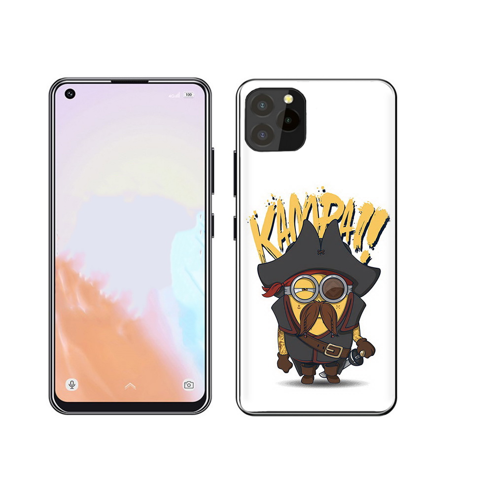 

Чехол MyPads Tocco для Oukitel C21 Pro миньон пират, Прозрачный, Tocco