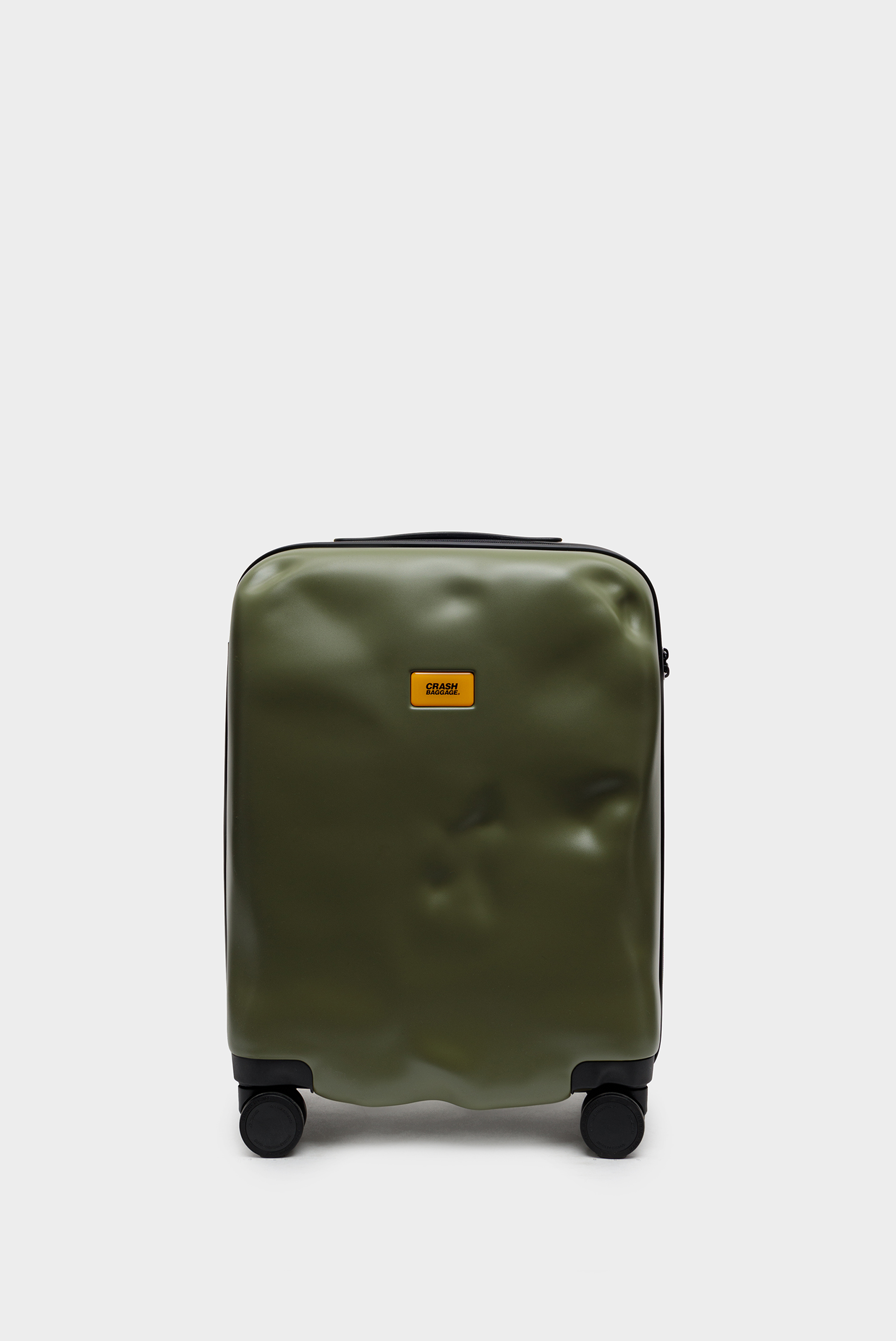 

Чемодан унисекс Crash Baggage icon cabin small оливковый, 55х40х22 см, Хаки, icon cabin small