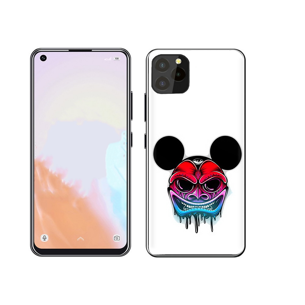 

Чехол MyPads Tocco для Oukitel C21 Pro микки в маске, Прозрачный, Tocco