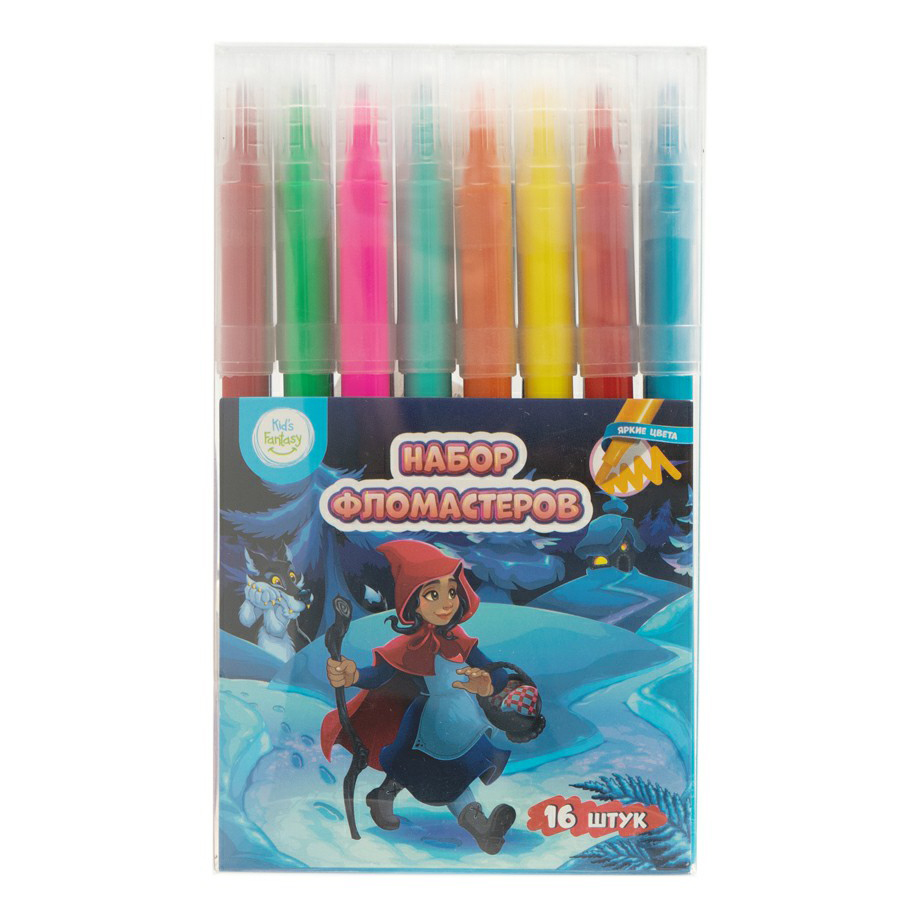 

Фломастеры Kid's Fantasy 16 цветов в ассортименте