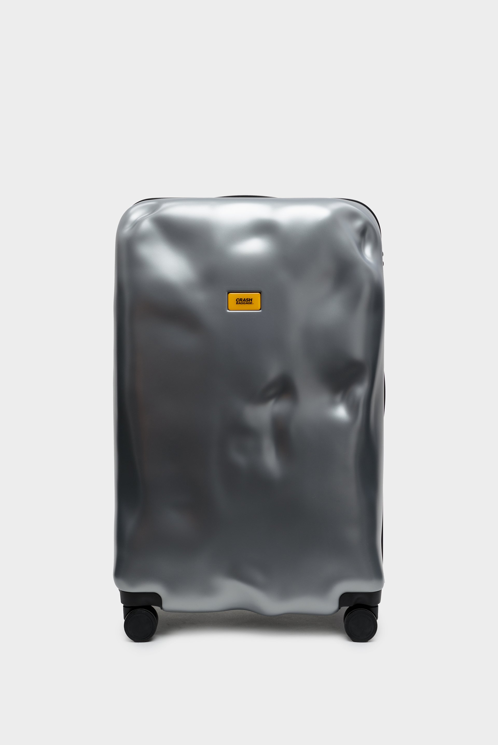 

Чемодан унисекс Crash Baggage icon large серебряный, 79х50х30 см, Серебристый, icon large