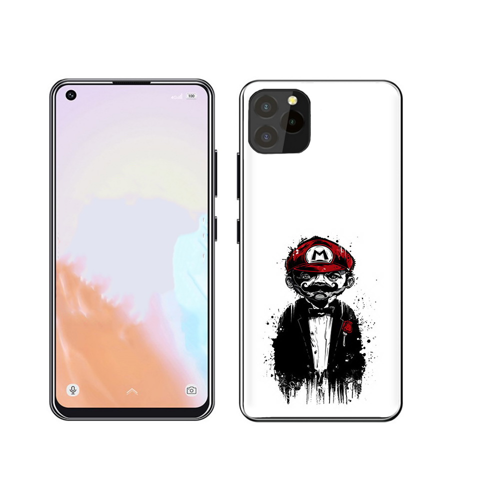 

Чехол MyPads Tocco для Oukitel C21 Pro марио, Прозрачный, Tocco