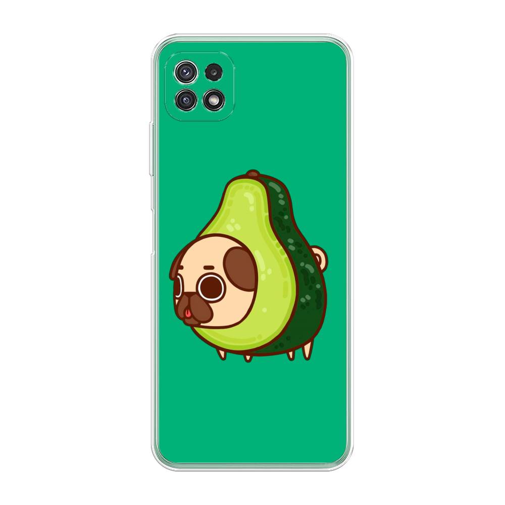 

Чехол для Samsung Galaxy A22s 5G "Мопс авокадик", Зеленый, 2104250-1