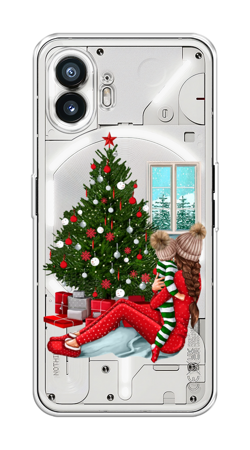 

Чехол на Nothing Phone (2) "Новый год с мамой", Красный;зеленый;голубой, 3300250-1