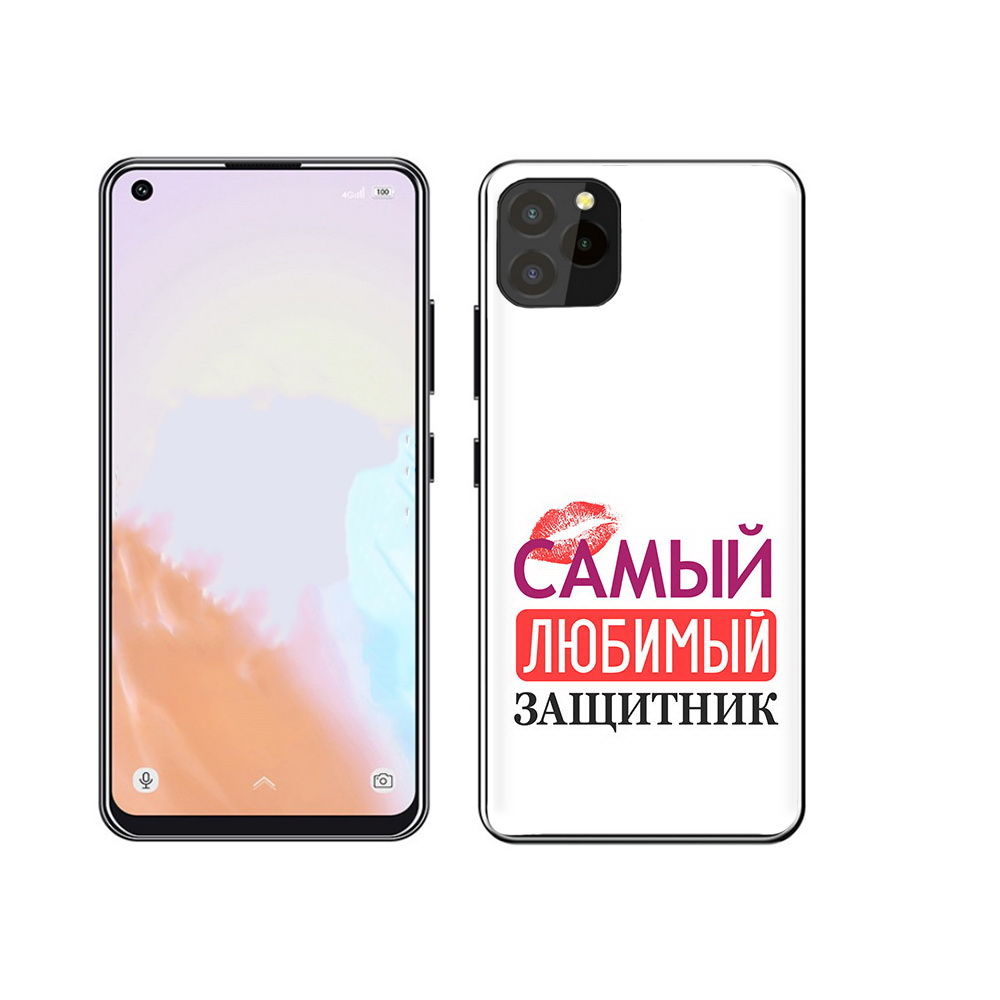 

Чехол MyPads Tocco для Oukitel C21 Pro любимый защитник, Прозрачный, Tocco