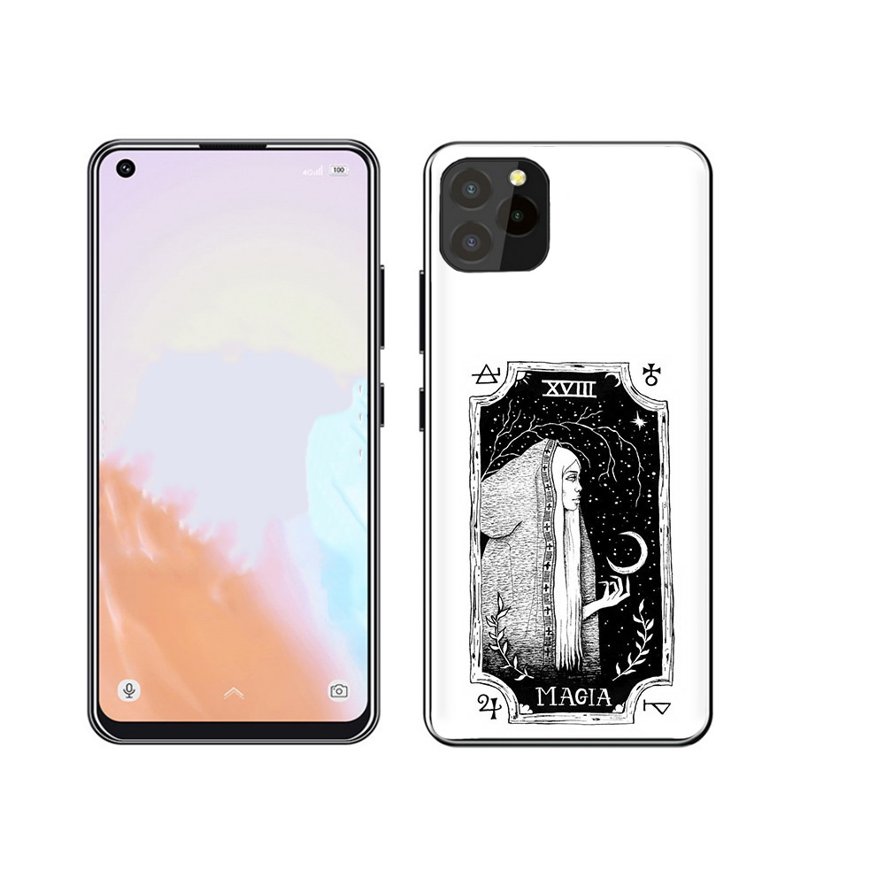 

Чехол MyPads Tocco для Oukitel C21 Pro лунная магия, Прозрачный, Tocco