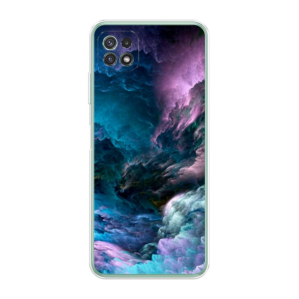 

Чехол для Samsung Galaxy A22s 5G "Загадочное небо", Синий;фиолетовый, 2104250-2