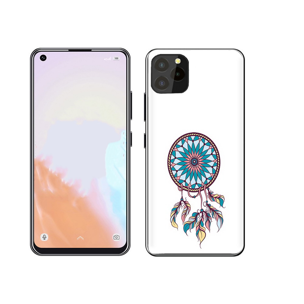 

Чехол MyPads Tocco для Oukitel C21 Pro ловец снов синий, Прозрачный, Tocco