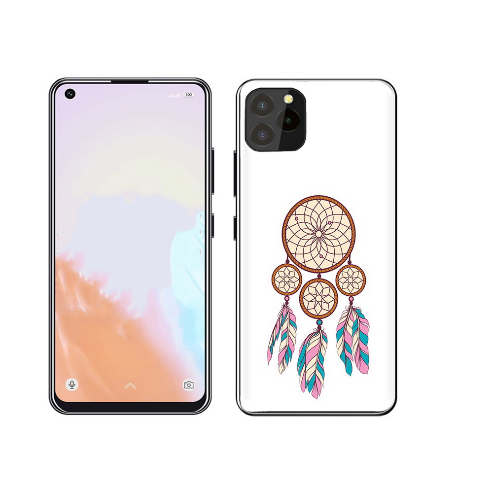 

Чехол MyPads Tocco для Oukitel C21 Pro ловец снов бежевый, Прозрачный, Tocco