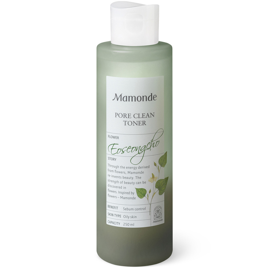 фото Очищающий и сужающий поры тонер для кожи склонной к жирности mamonde pore clean toner