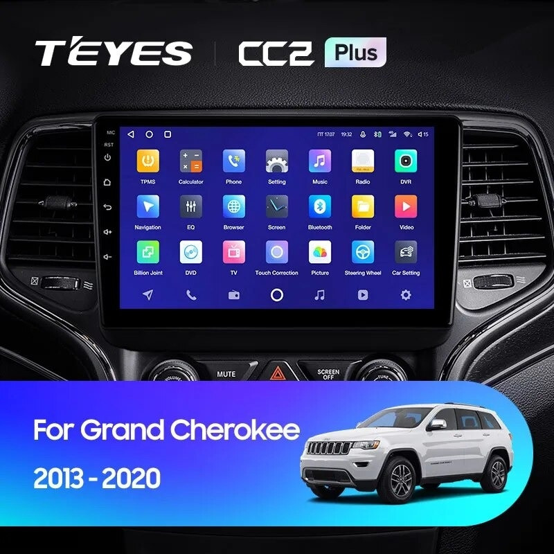 Магнитола Teyes CC2 Plus 6128 для Jeep Grand Cherokee WK2 2013-2020 F2 4080000₽