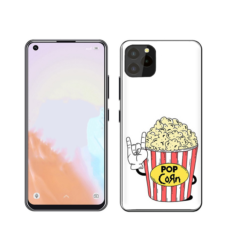 

Чехол MyPads Tocco для Oukitel C21 Pro крутой попкорн, Прозрачный, Tocco
