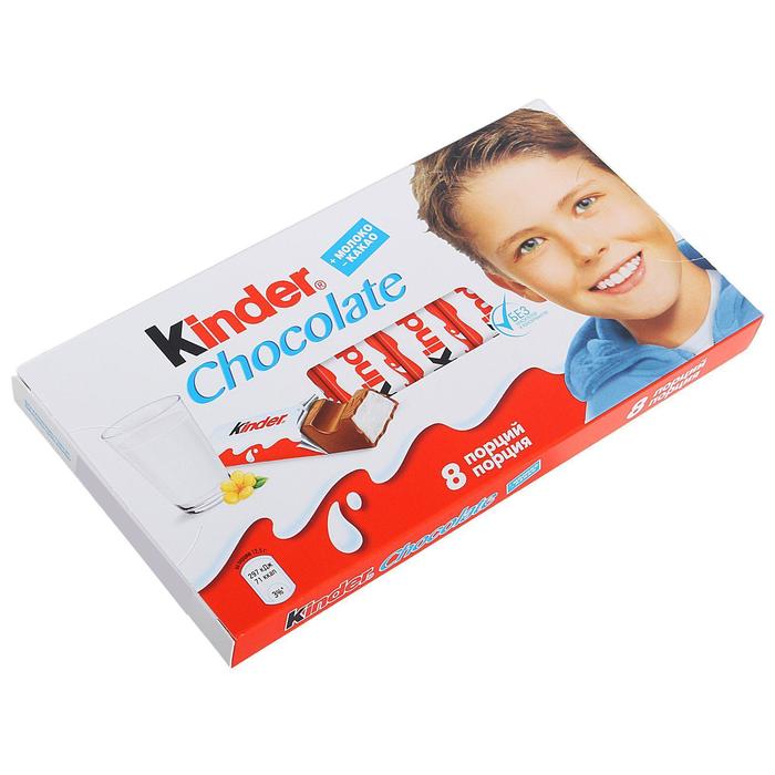 

Шоколадный батончик KINDER, 100 г