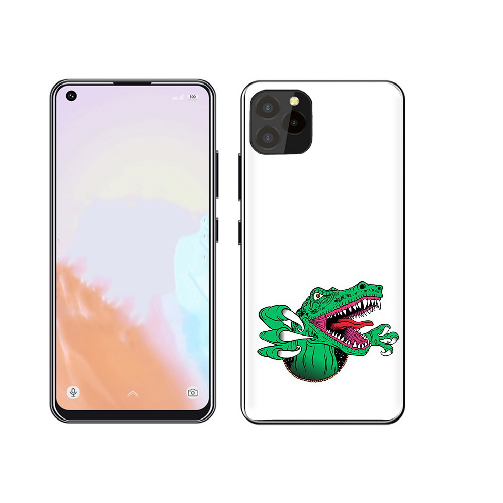 

Чехол MyPads Tocco для Oukitel C21 Pro крокодил, Прозрачный, Tocco