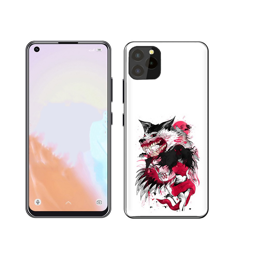 

Чехол MyPads Tocco для Oukitel C21 Pro красная шапочка, Прозрачный, Tocco