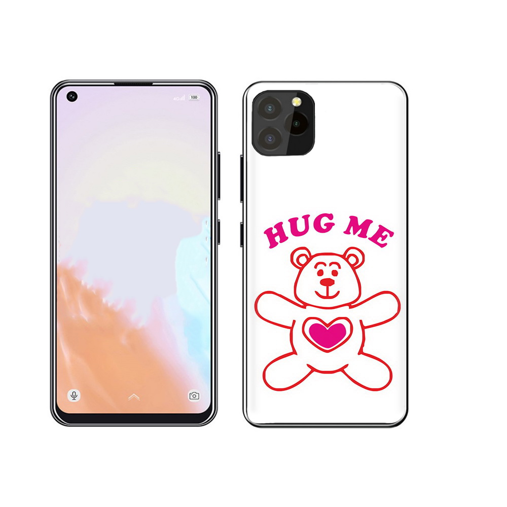 

Чехол MyPads Tocco для Oukitel C21 Pro 14 февраля обними меня, Прозрачный, Tocco